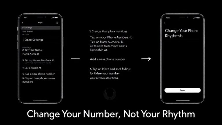 change phone number apple id