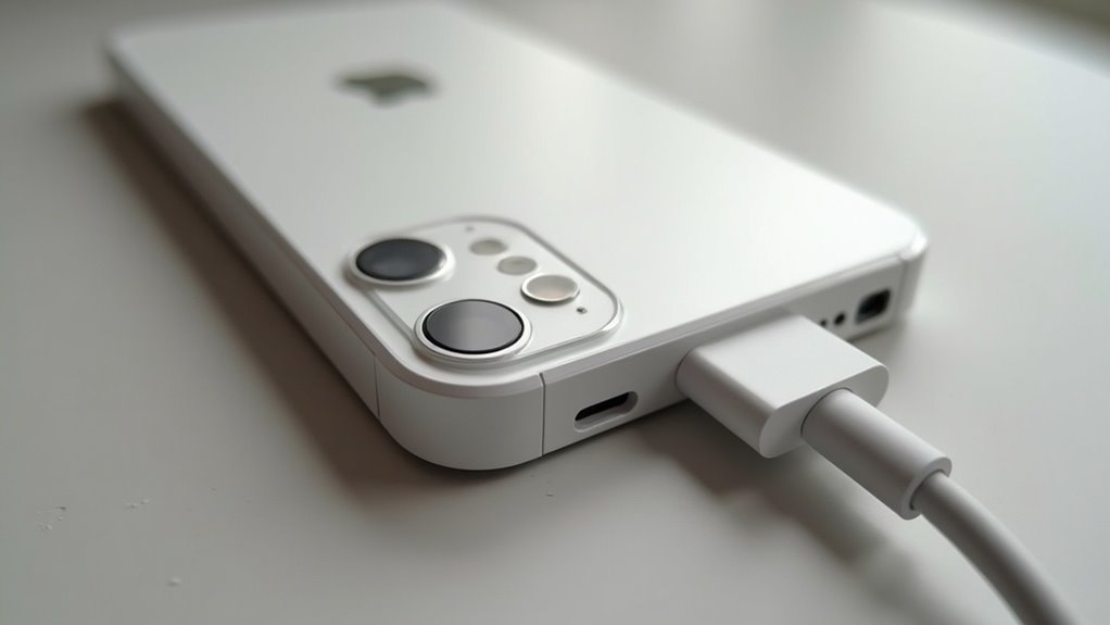 Przewodząca wilgoć uniemożliwia ładowanie