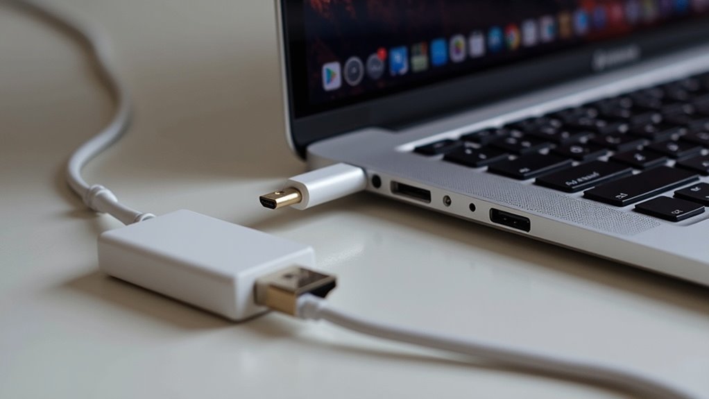 połączenie HDMI, USB-C, Thunderbolt
