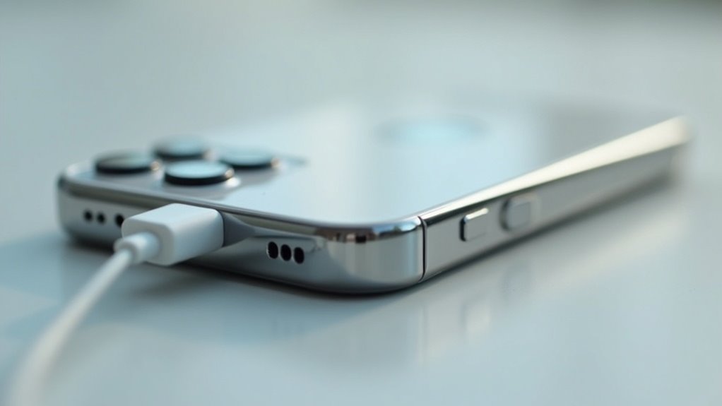 sprawdź kabel Lightning i ładowarkę