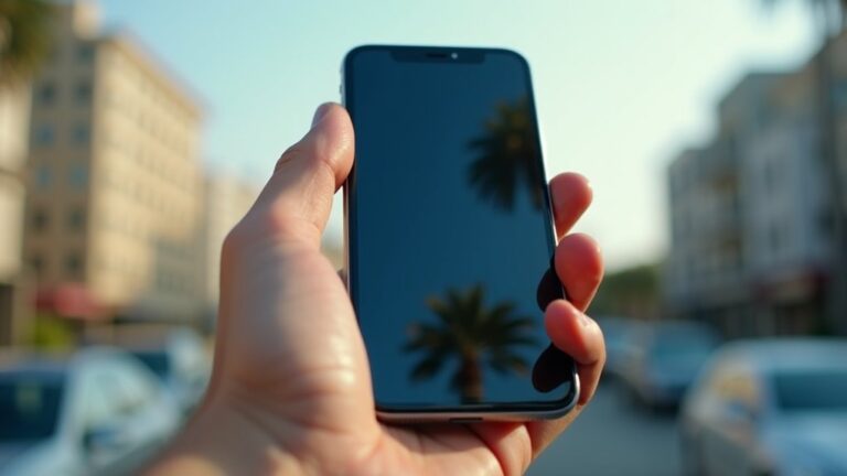 wyświetlacz iPhone 13 ciemniejszy na zewnątrz