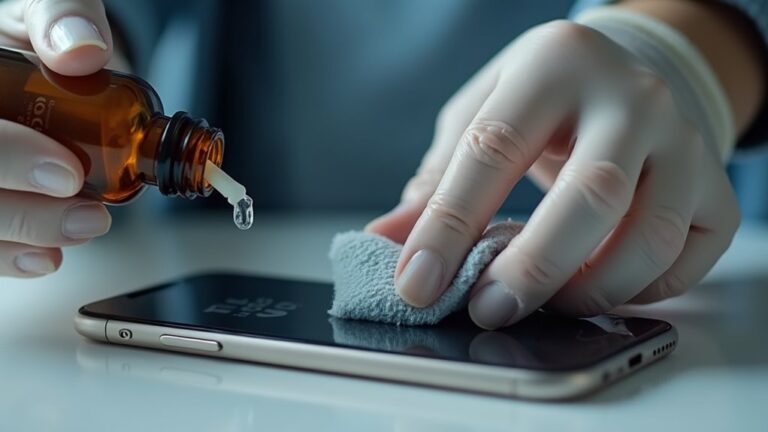 bezpiecznie dezynfekować ekran iPhone'a