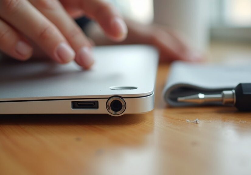 zabezpiecz zawiasy MacBooka Air