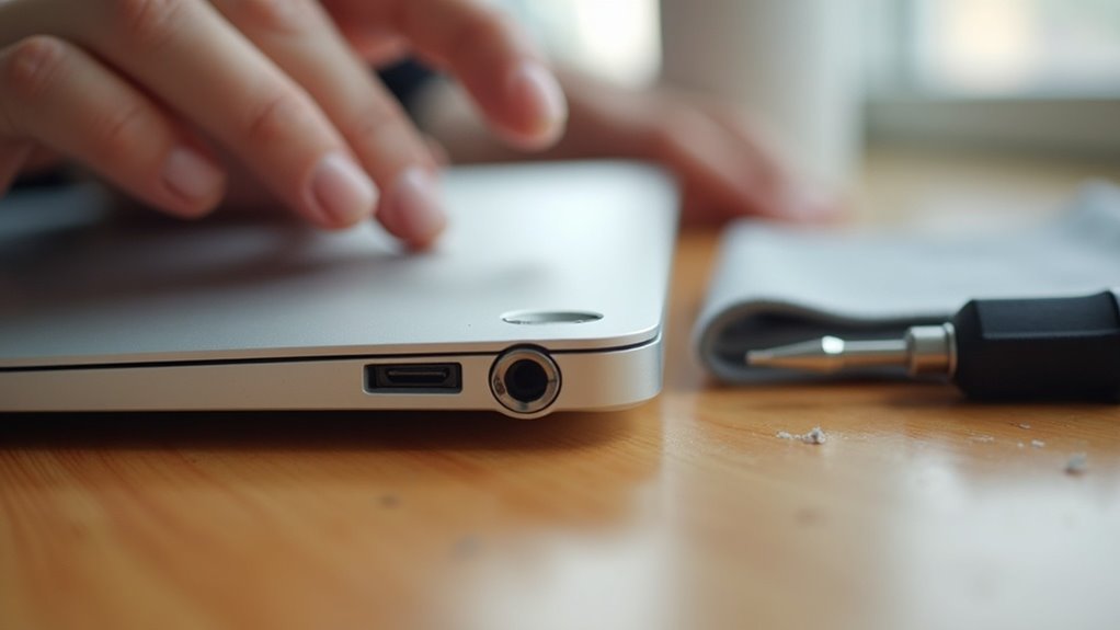 zabezpiecz zawiasy MacBooka Air